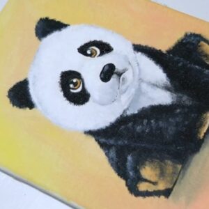 Gyermekfestés 1. Cuki panda